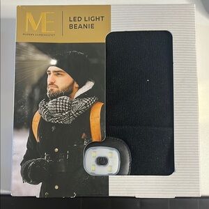 Modern Expressions Black LED Light Beanie